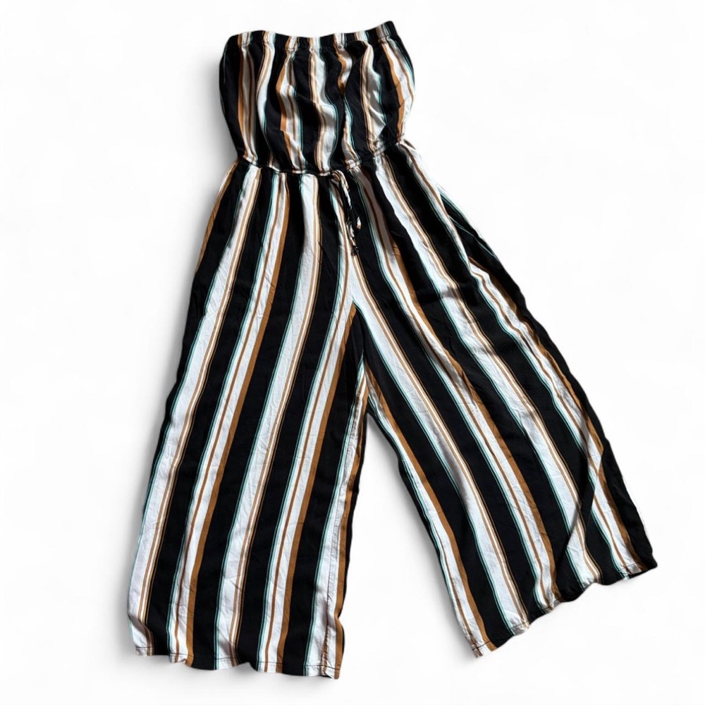 Polly & Esther Multicolor Striped Jumpsuit
